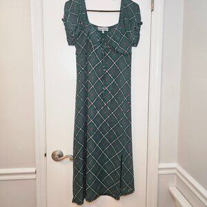 Almost Famous Plaid Midi Dress